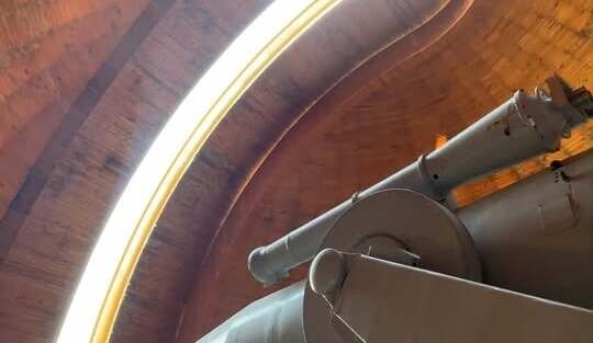 Inside the Byurakan Astrophysical Observatory dome